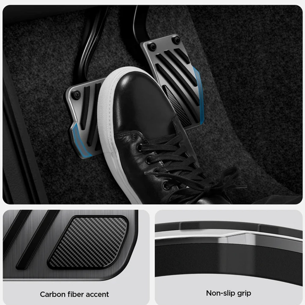 Spigen Line Design TO200P Auto-Pedalabdeckungen für Tesla Y / 3 ACP11627
