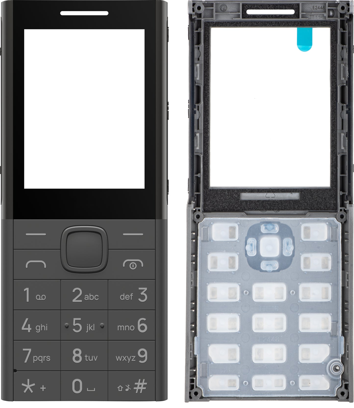 Frontabdeckung für HMD 150 Music, Grau