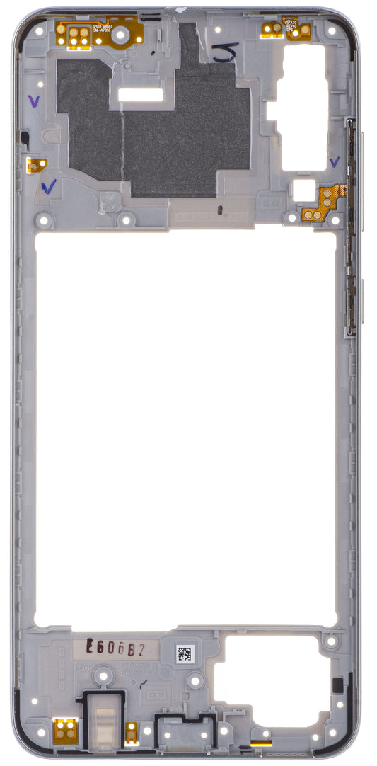 Samsung Galaxy Galaxy A70 A705 Mittelgehäuse, Silber