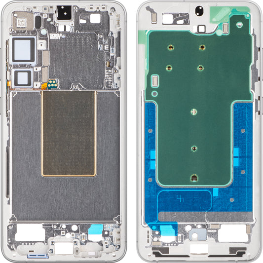 Mijloc Tasche Samsung Galaxy S24+ S926, Grau (Marmor Grau), Service Pack GH82-33413B