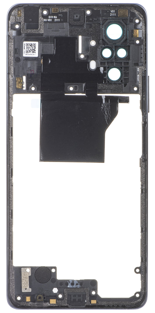 Mijloc Fall - Kamera Glas zurück Xiaomi Redmi Note 10 Pro, grau