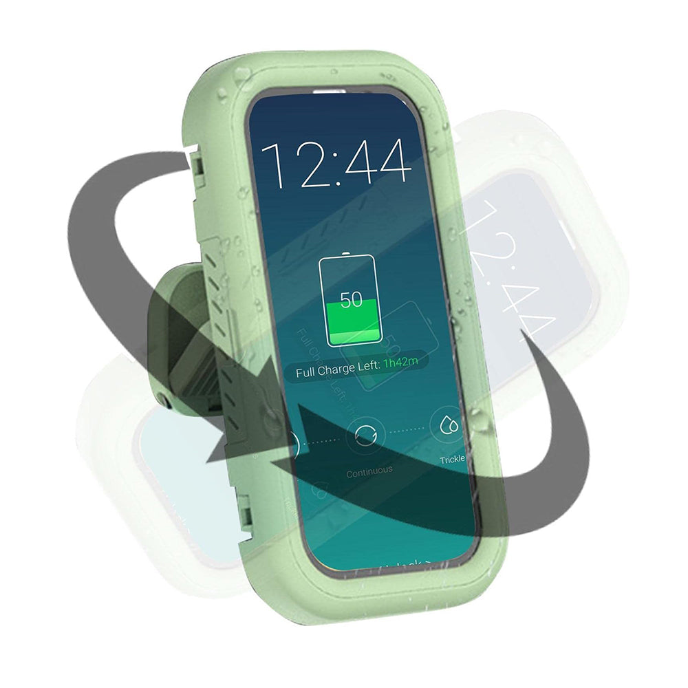 Wandgehäuse mit Touch-Membran Techsuit LC-999 für Telefon, Wasserdicht, Grün