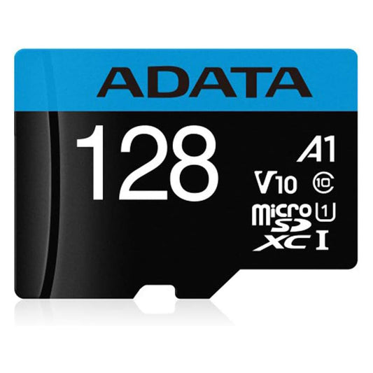 microSDXC Speicherkarte Adata Premier, 128GB, Klasse 10 / UHS-1 U1, mit Adapter AUSDX128GUICL10A1-RA1