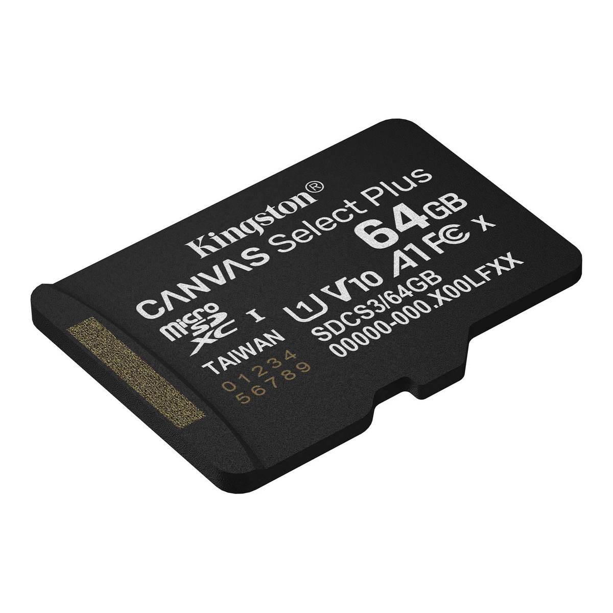 Kingston Canvas Select Plus Android A1 microSDXC Speicherkarte, 64Gb, Klasse 10 / UHS-1 U1 SDCS3/64GBSP