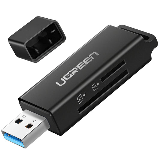 USB 3.0 Kartenleser UGREEN CM104, SD - microSD, Schwarz