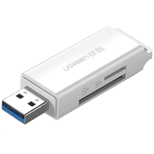 USB 3.0 Kartenleser UGREEN CM104, SD - microSD, Weiß