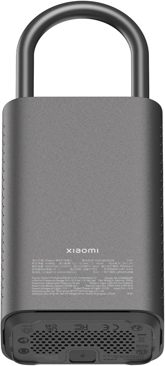 Xiaomi Mi Portable Air Pump 2 | Digitale Luftpumpe | 150 PSI | BHR7112GL