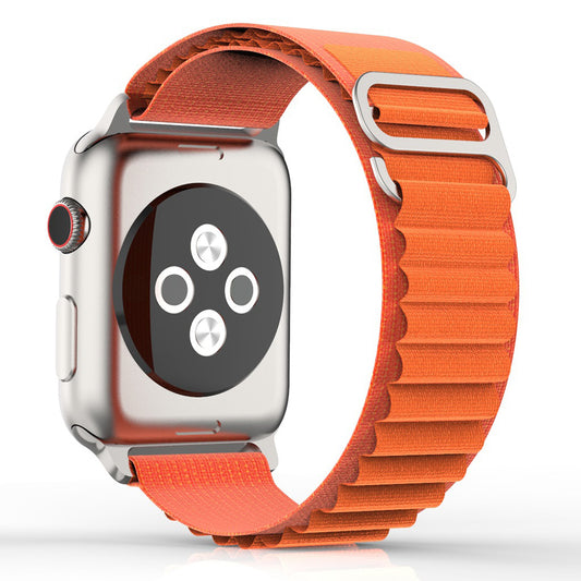 Techsuit W037 Damengürtel für Apple Watch 42mm / 41mm / 40mm / 38mm Serie, Orange