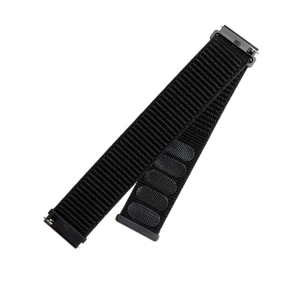 Fixed Nylon Armband für Samsung Galaxy Watch / Huawei Watch Series, 20mm, Schwarz