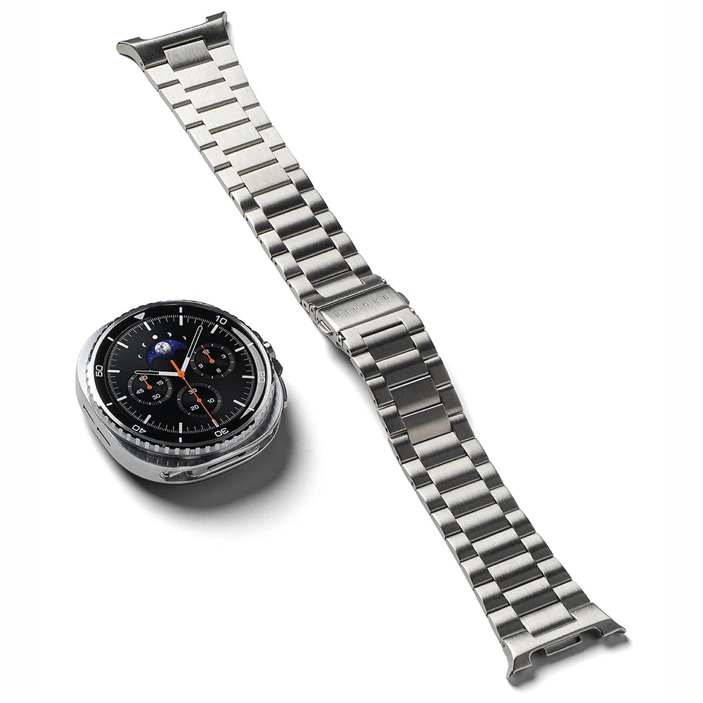 Ringke Metal One Air Armband für Samsung Galaxy Watch8 / Watch8 Classic Series, Silberfarben