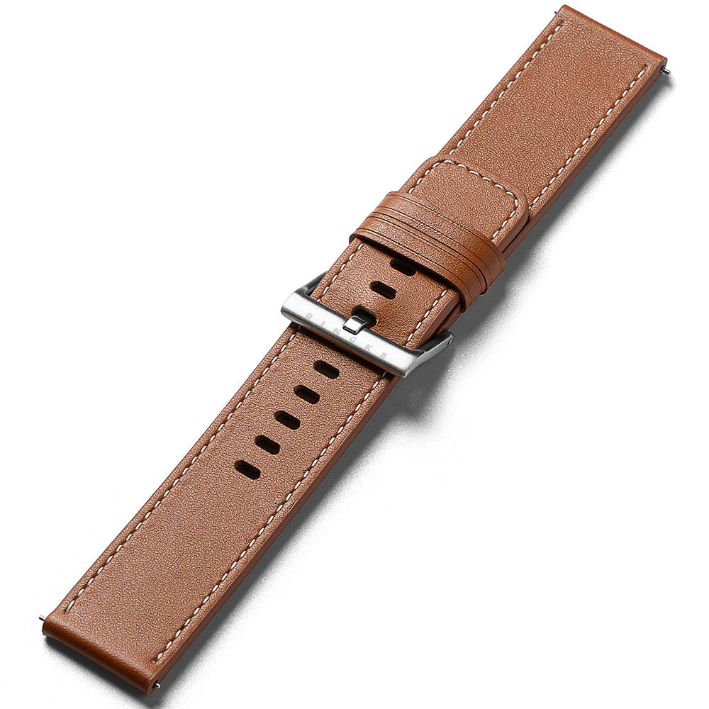 Ringke One Basic Bold Armband für Fossil Watch / Mobvoi Watch / Suunto Watch Series, 24mm, Braun