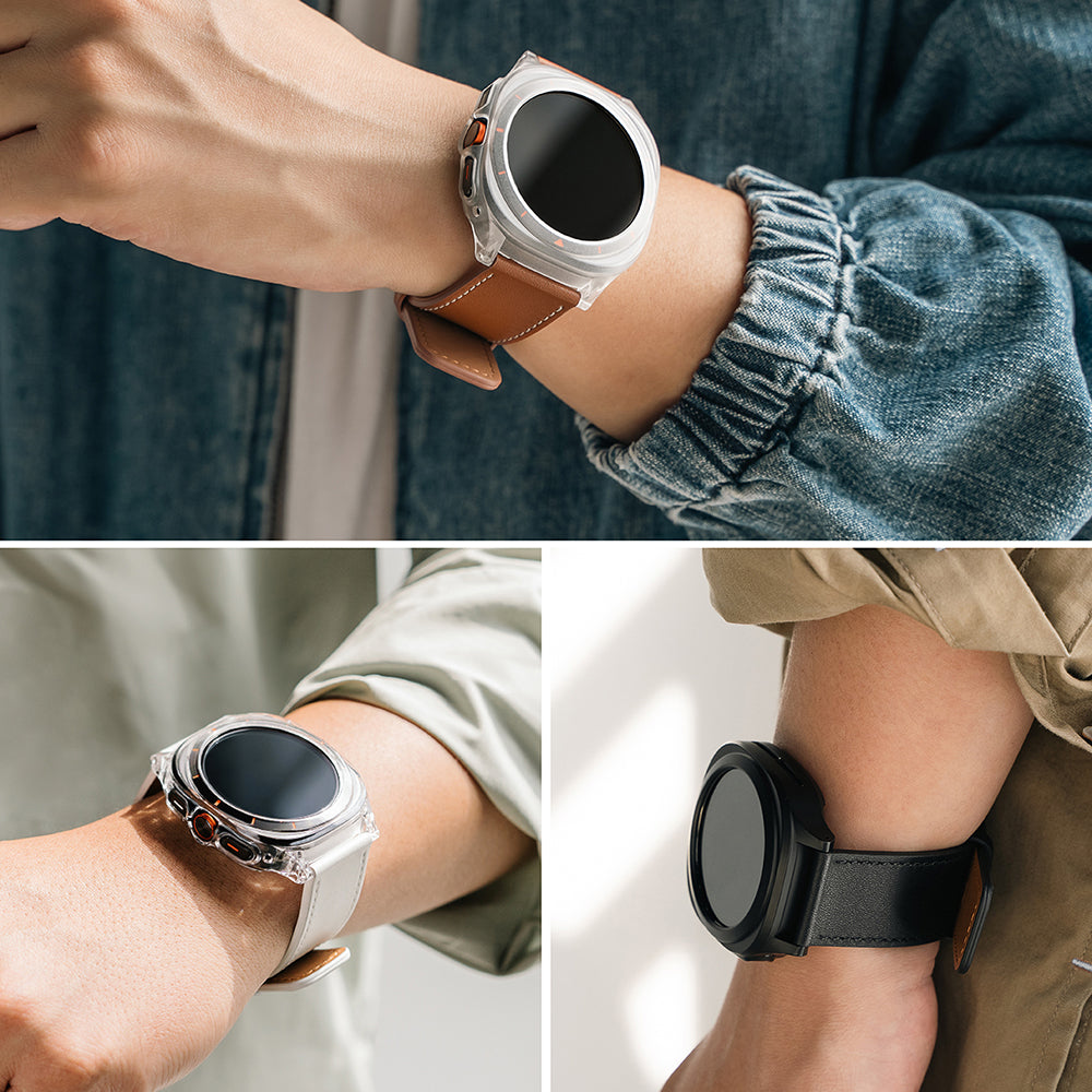 Ringke One Basic Bold Armband für Fossil Watch / Mobvoi Watch / Suunto Watch Series, 24mm, Braun