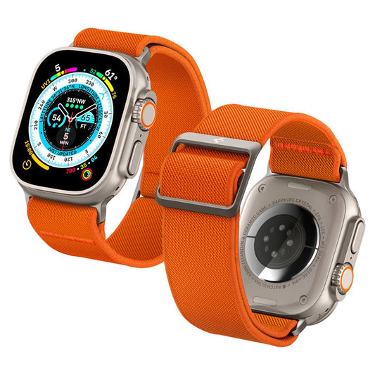 Spigen Fit Lite Ultra Strap for Apple Watch 49mm / 46mm / 45mm / 44mm / 42mm Series, Orange