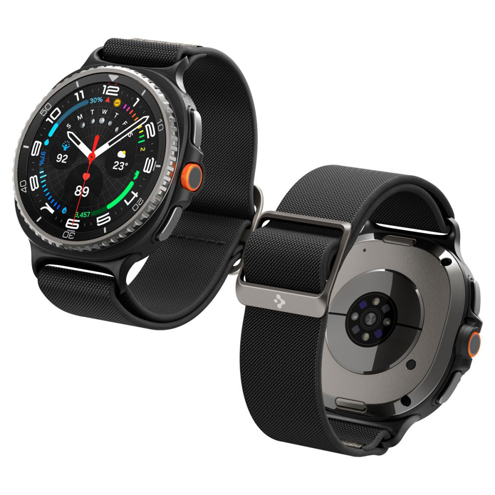 Spigen Lite Fit Armband für Samsung Galaxy Watch8 / Watch8 Classic Series, Schwarz AMP10117