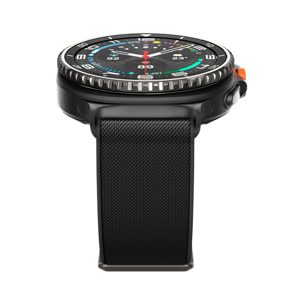 Spigen Lite Fit Armband für Samsung Galaxy Watch8 / Watch8 Classic Series, Schwarz AMP10117