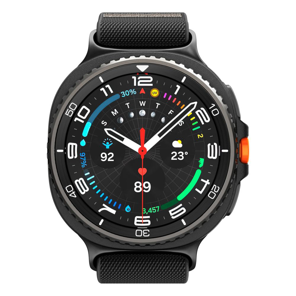 Spigen Lite Fit Armband für Samsung Galaxy Watch8 / Watch8 Classic Series, Schwarz AMP10117