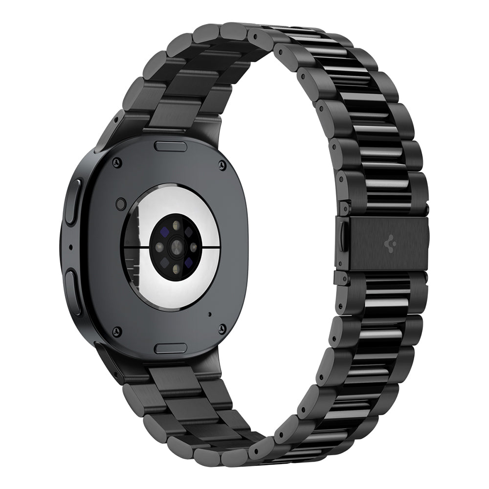 Spigen Modern Fit 316L Armband für Samsung Galaxy Watch9 / Watch8 / Watch8 Classic Series, Schwarz AMP11608