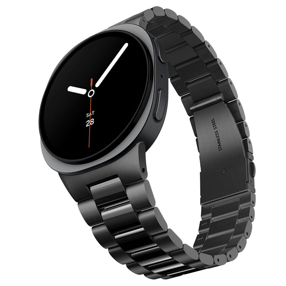 Spigen Modern Fit 316L Armband für Samsung Galaxy Watch9 / Watch8 / Watch8 Classic Series, Schwarz AMP11608