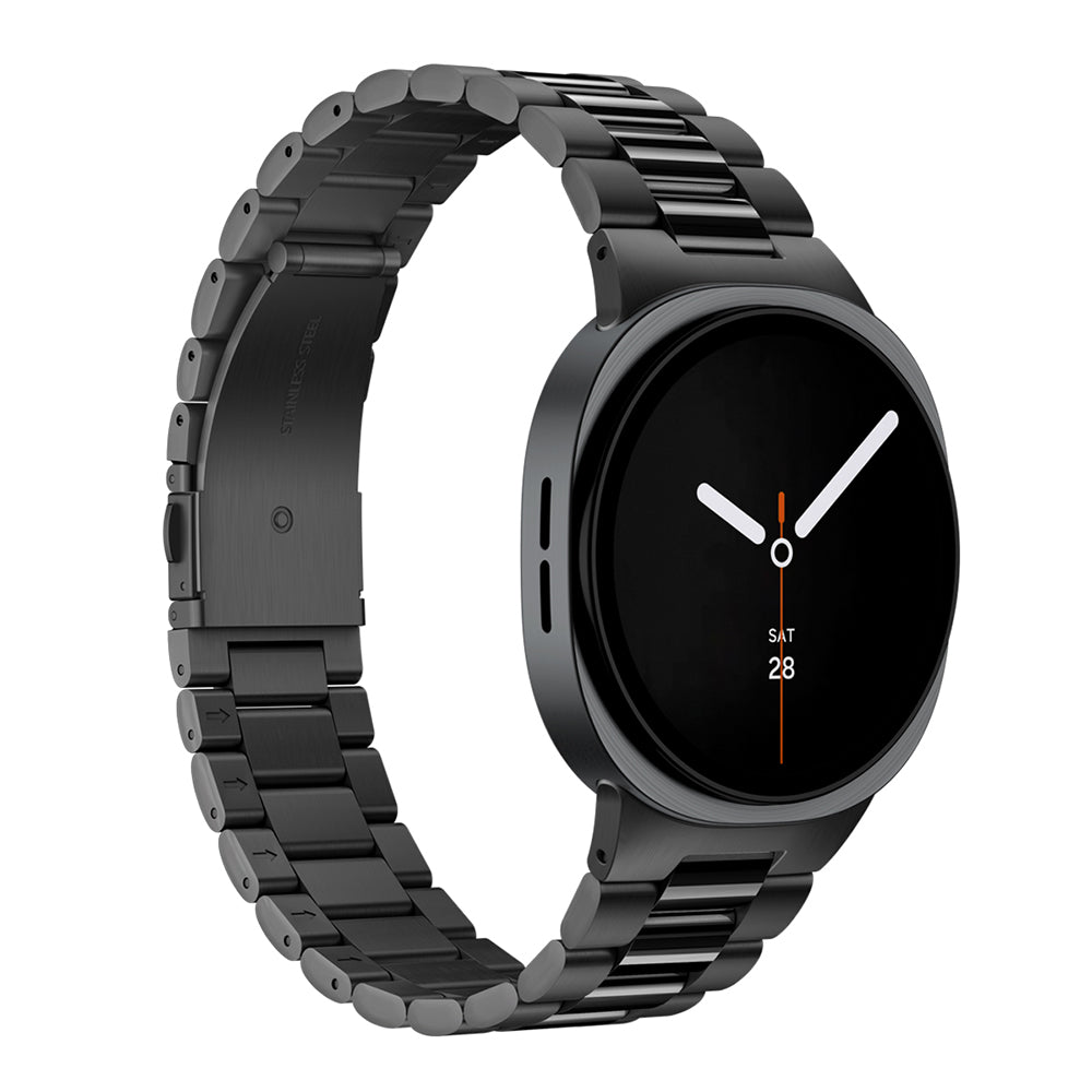 Spigen Modern Fit 316L Armband für Samsung Galaxy Watch9 / Watch8 / Watch8 Classic Series, Schwarz AMP11608