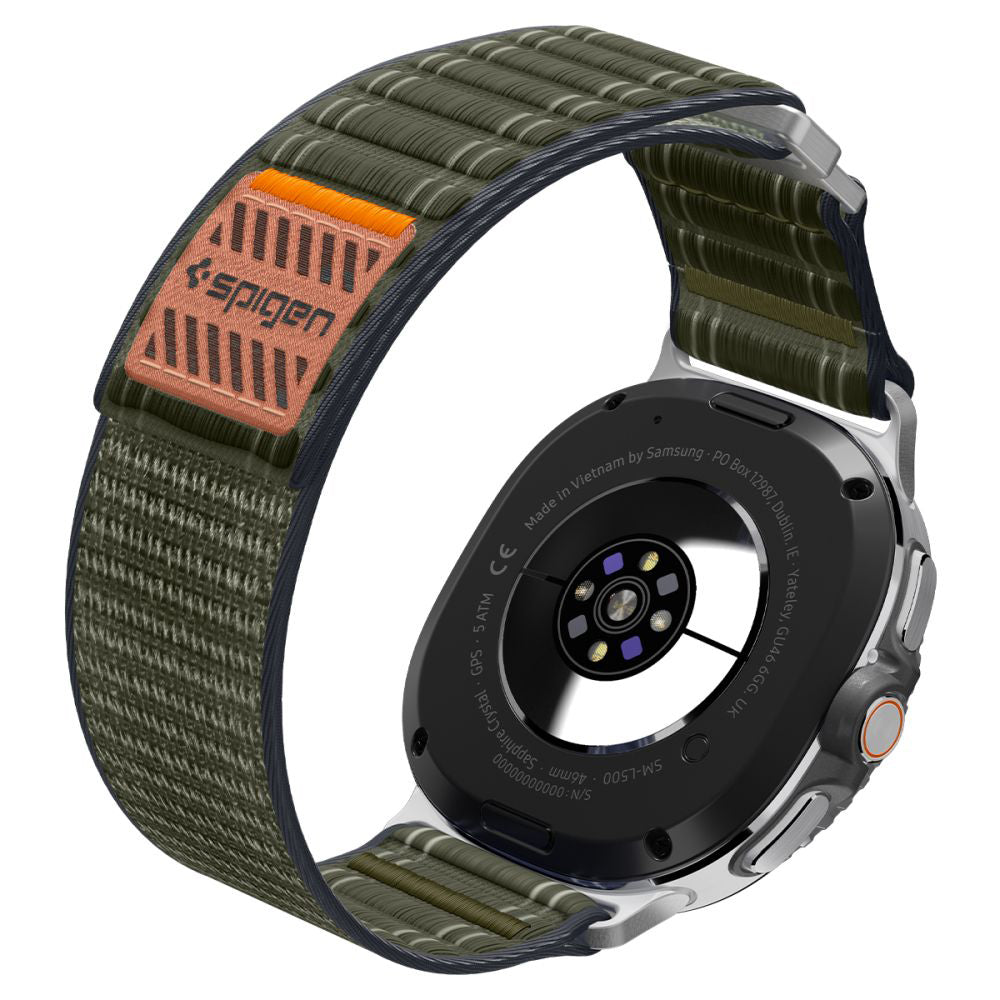 Spigen WBF0 Armband für Samsung Galaxy Watch8 / Watch8 Classic Series, Grün AMP10154