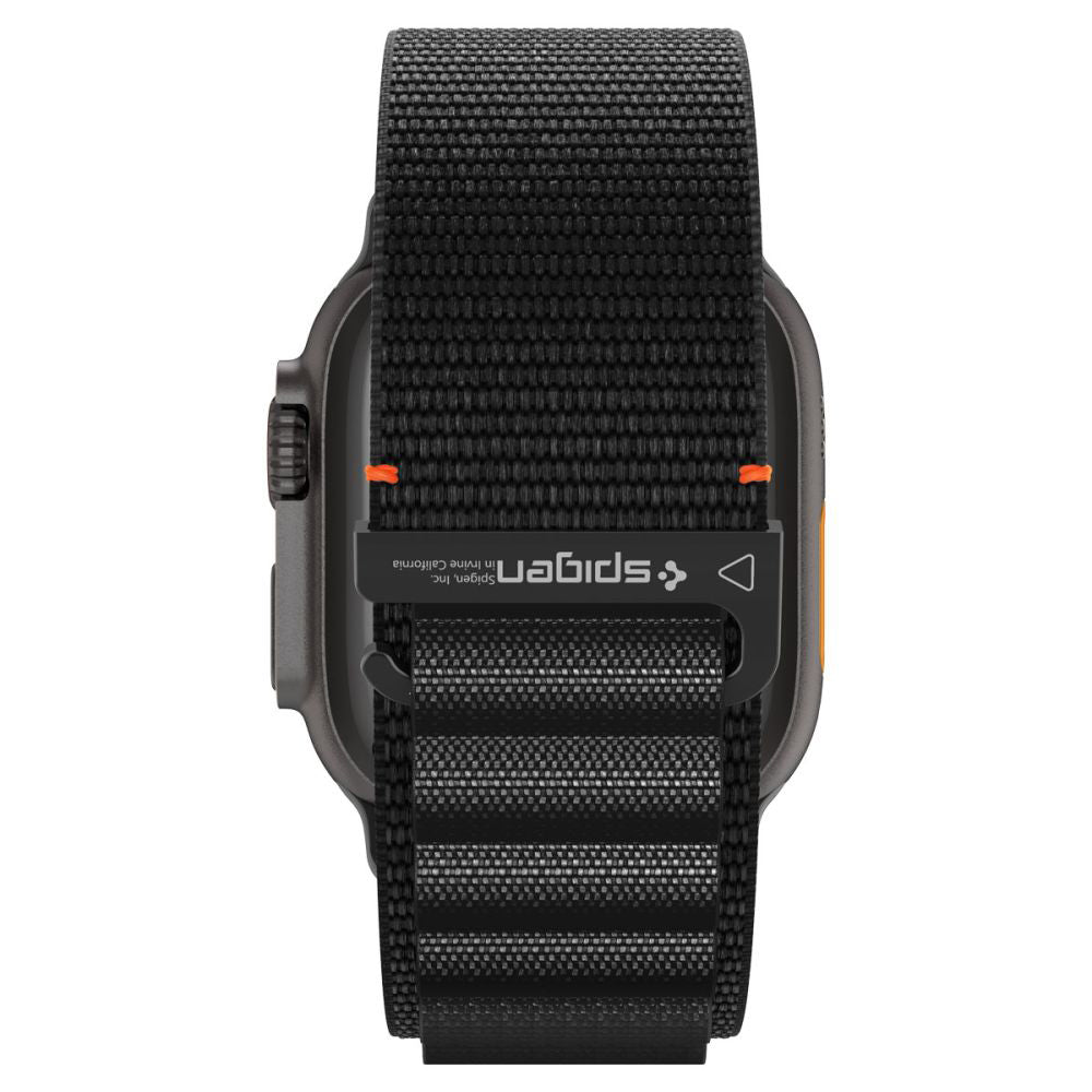 Spigen WBF1 Armband für Apple Watch 49mm / 46mm / 45mm / 44mm Serie, Schwarz AMP10144