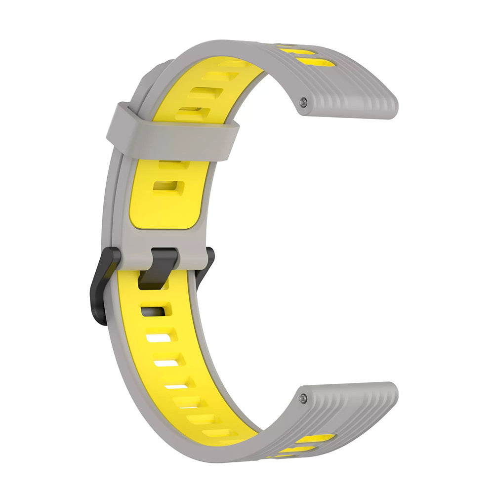Techsuit W002 Armband für Huawei Watch / Xiaomi Watch Series, 22mm, Grau