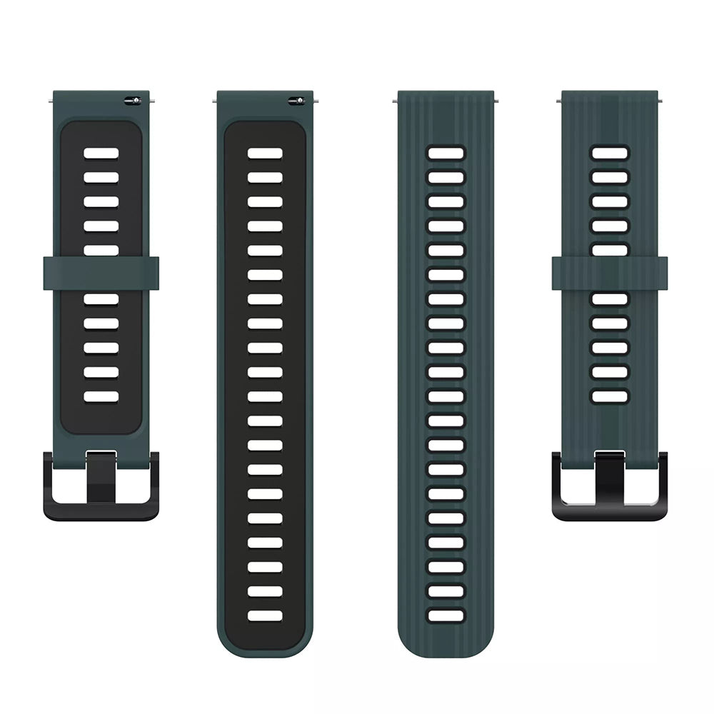 Techsuit W002 Armband für Samsung Galaxy Watch / Huawei Watch Series, 20mm, Grün