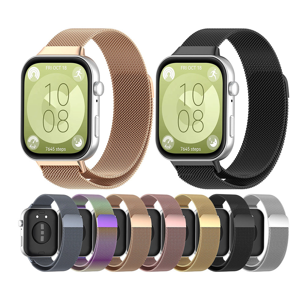 Techsuit W009 Armband für Huawei Watch Fit 4 Pro / Fit 4 / Fit 3, Roségold