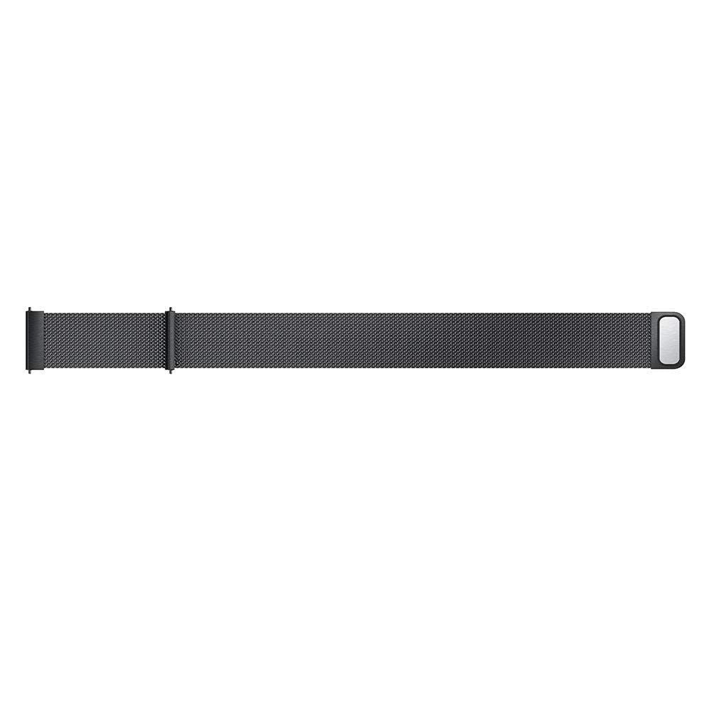 Techsuit W009 Armband für Huawei Watch / Garmin Watch Series, 18mm, Schwarz