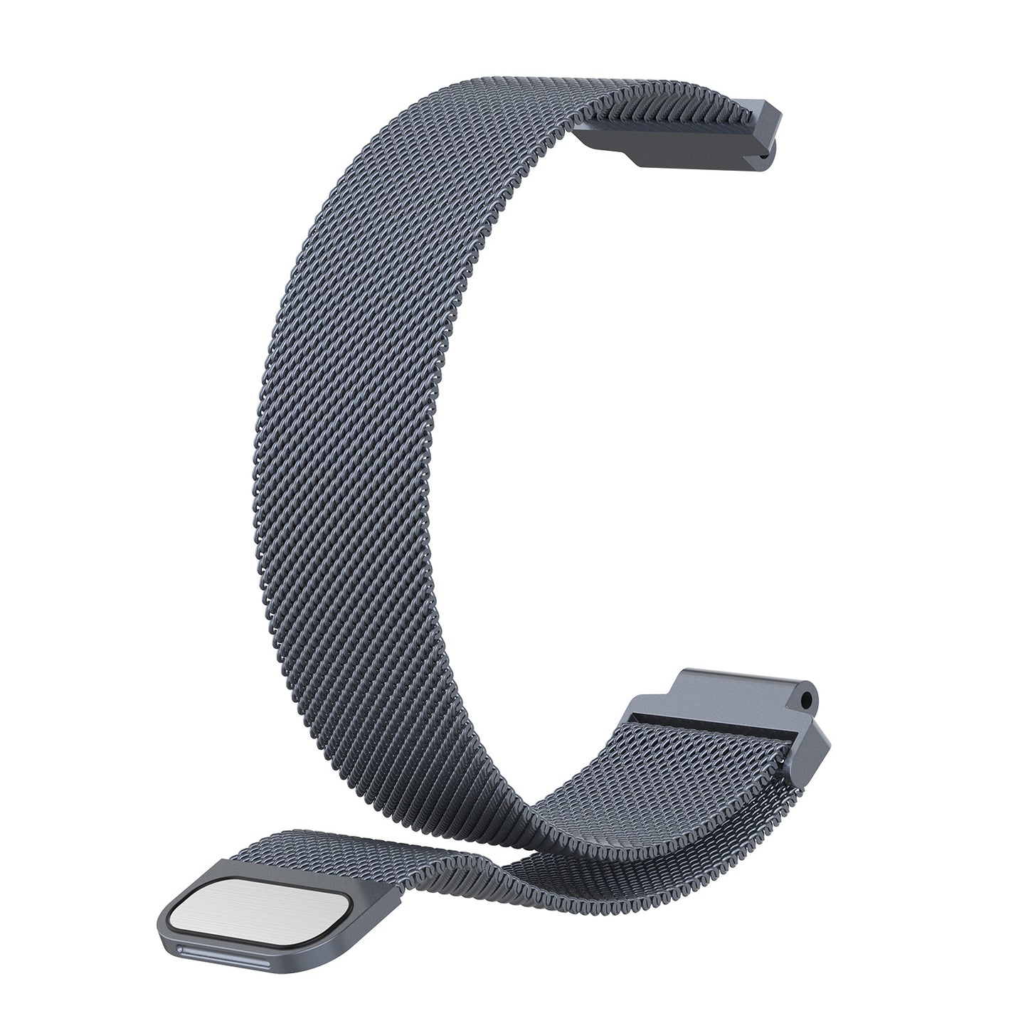 Techsuit W009 Armband für Huawei Watch / Garmin Watch Series, 18mm, Schwarz