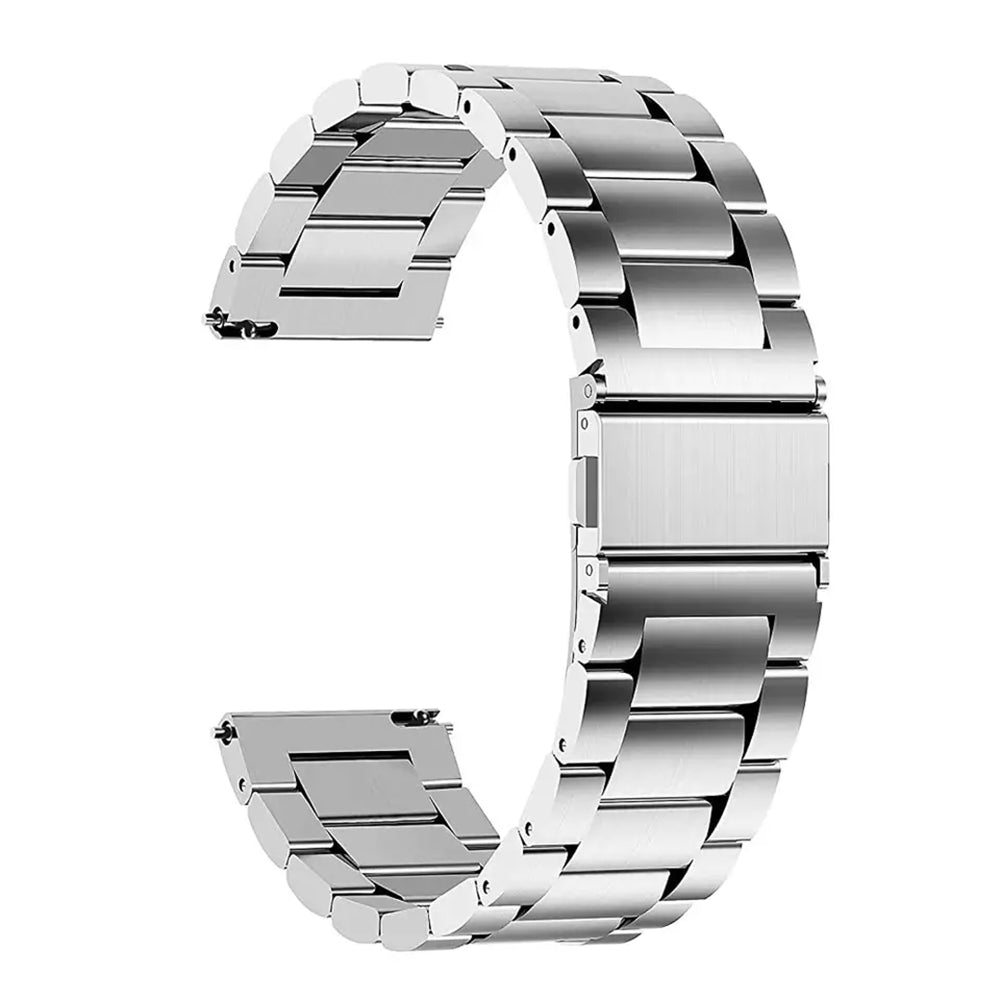 Techsuit W010 Armband für Huawei Watch / Garmin Watch Series, 18mm, Silber