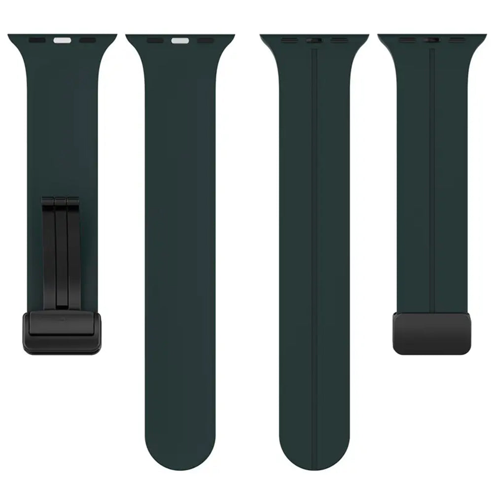 Techsuit W011 Armband für Apple Watch 42mm / 41mm / 40mm / 38mm Serie, Schwarz
