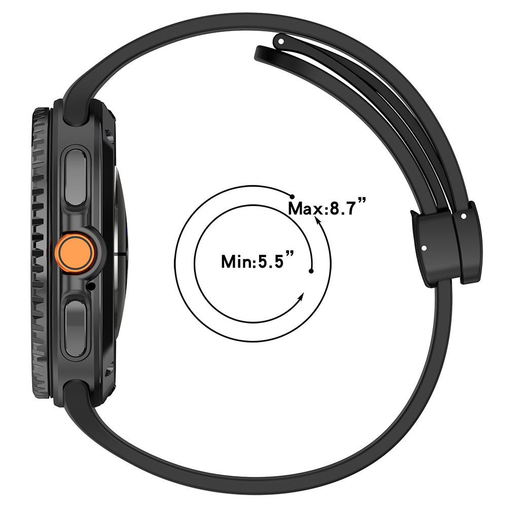 Techsuit W011 Strap for Samsung Galaxy Watch8 / Watch8 Classic Series, Navy Blue
