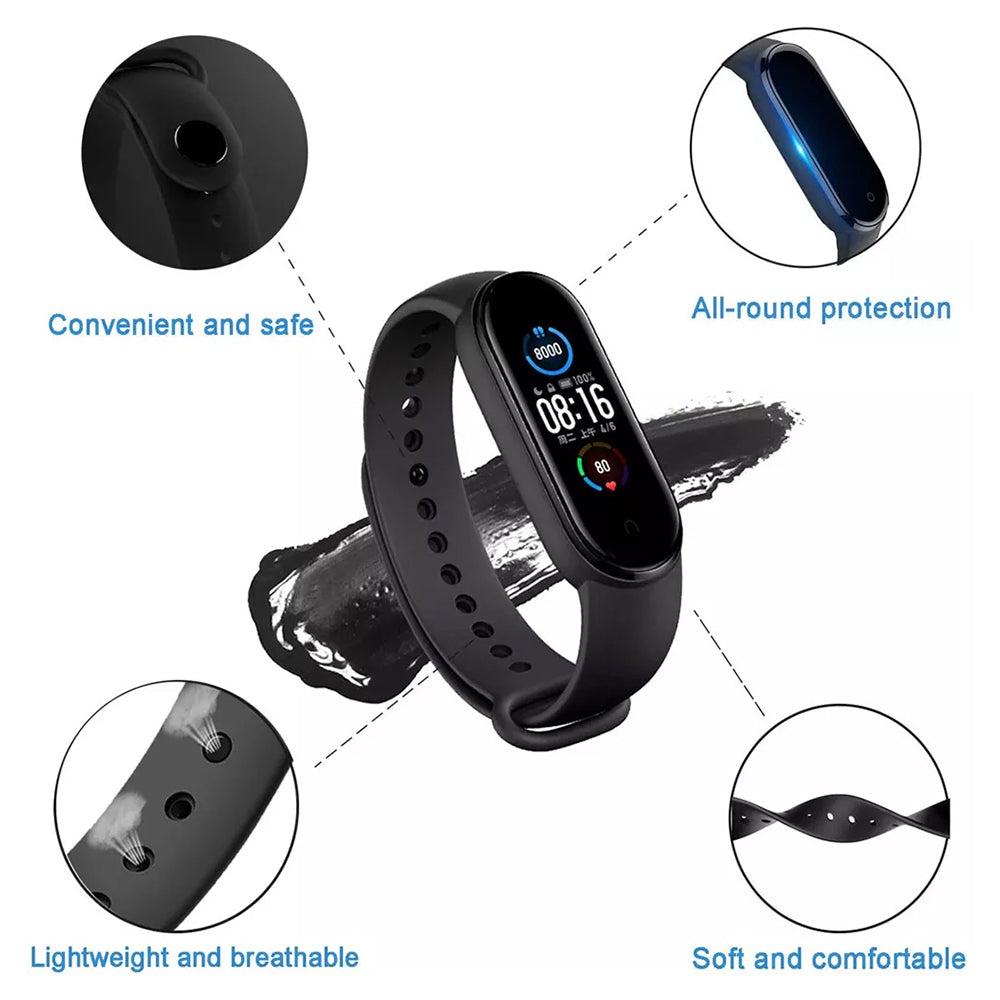 Techsuit W013 Gurt für Xiaomi Band / Amazfit Band Series, Rot
