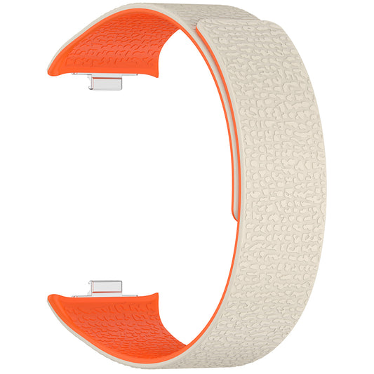 Techsuit W016 Armband für Xiaomi Smart Band / Watch Series, Beige Orange