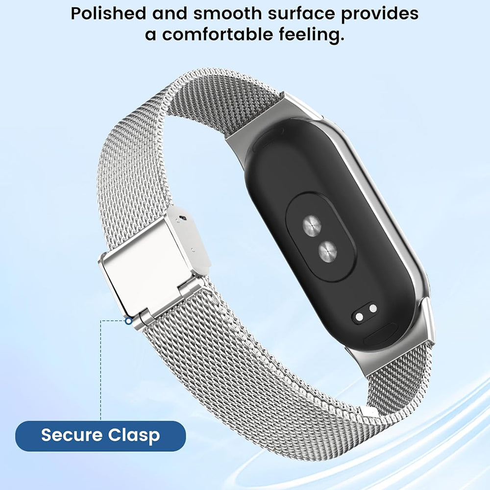 Techsuit W022 Armband für Xiaomi Smart Band 9 / 8, 15mm, Goldfarben