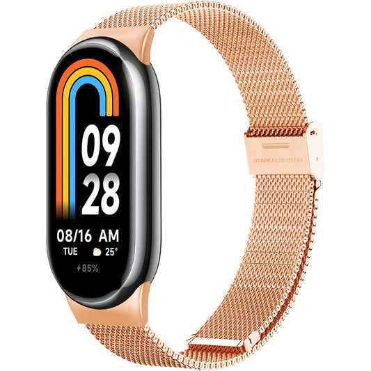 Techsuit W022 Armband für Xiaomi Smart Band 9 / 8, 15mm, Roségold