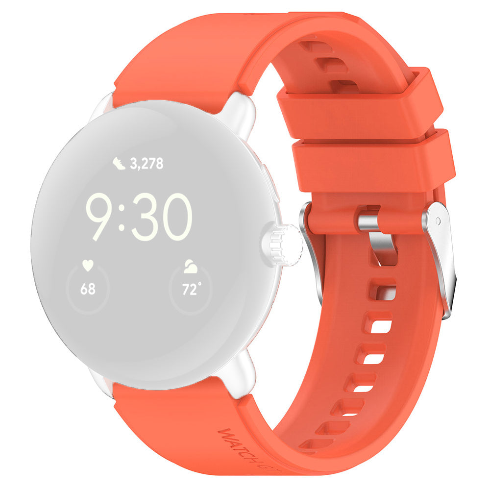 Techsuit W026 Armband für Samsung Galaxy Watch / Huawei Watch Series, 20mm, Orange