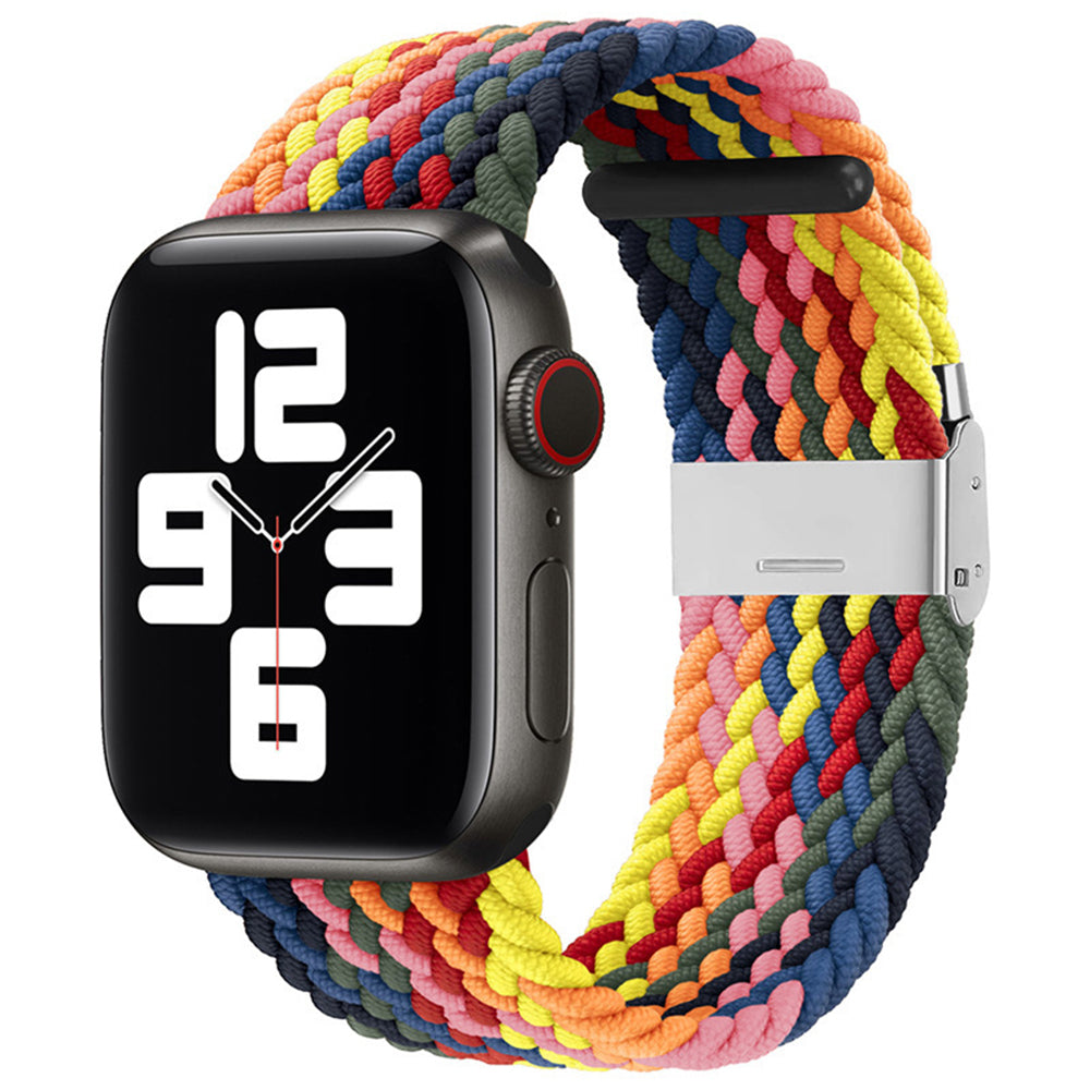 Techsuit W032 Armband für Apple Watch 49mm / 46mm / 45mm / 44mm / 42mm Serie, Rosa Multicolor