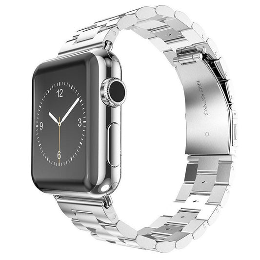 Techsuit W036 Armband für Apple Watch 42mm / 41mm / 40mm / 38mm Serie, Silberfarben