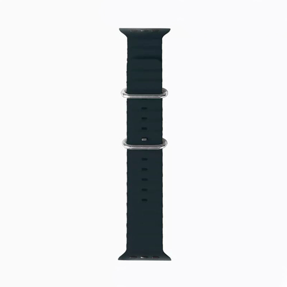 Techsuit W038 Armband für Apple Watch 49mm / 46mm / 45mm / 44mm / 42mm Serie, Schwarz