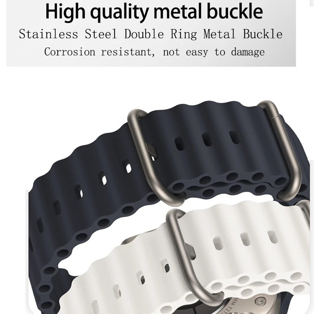 Techsuit W038 Armband für Apple Watch 49mm / 46mm / 45mm / 44mm / 42mm Serie, Rosa