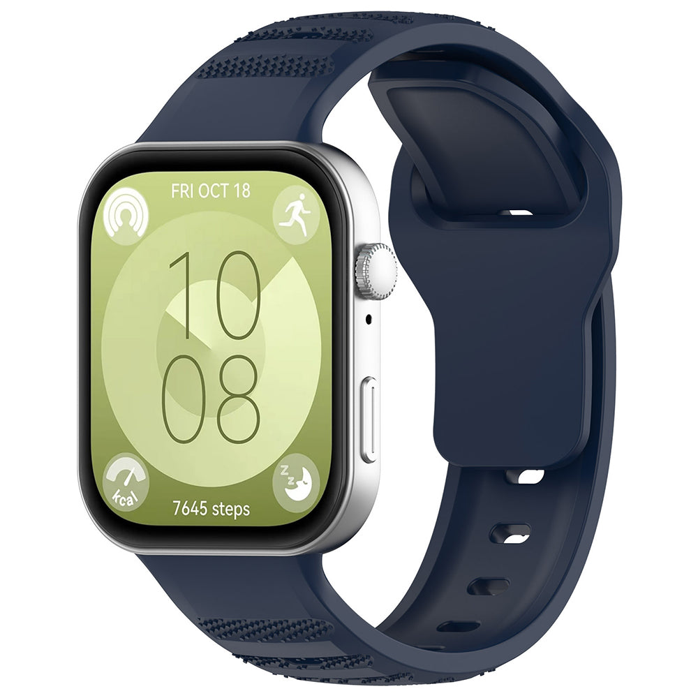 Techsuit W050 Armband für Huawei Watch Fit 4 Pro / Fit 4 / Fit 3, Blau