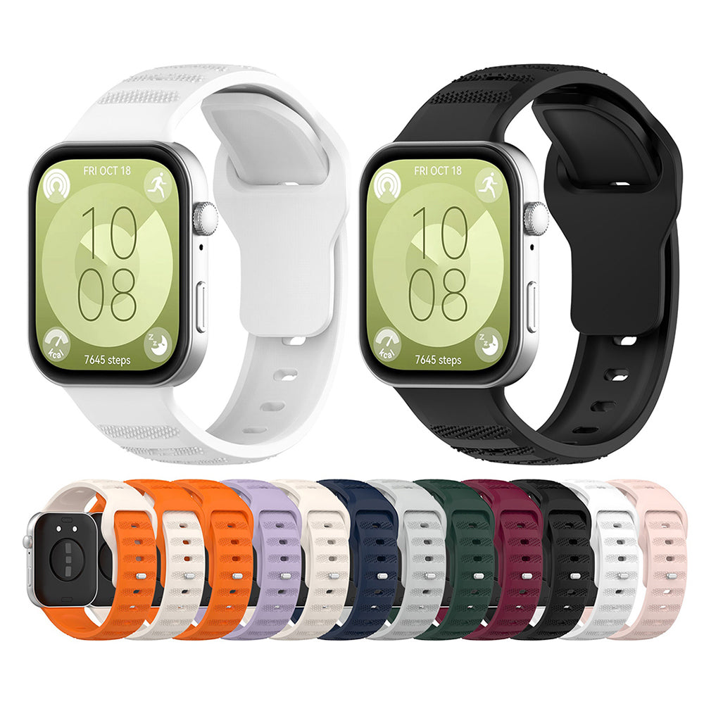 Techsuit W050 Armband für Huawei Watch Fit 4 Pro / Fit 4 / Fit 3, Blau