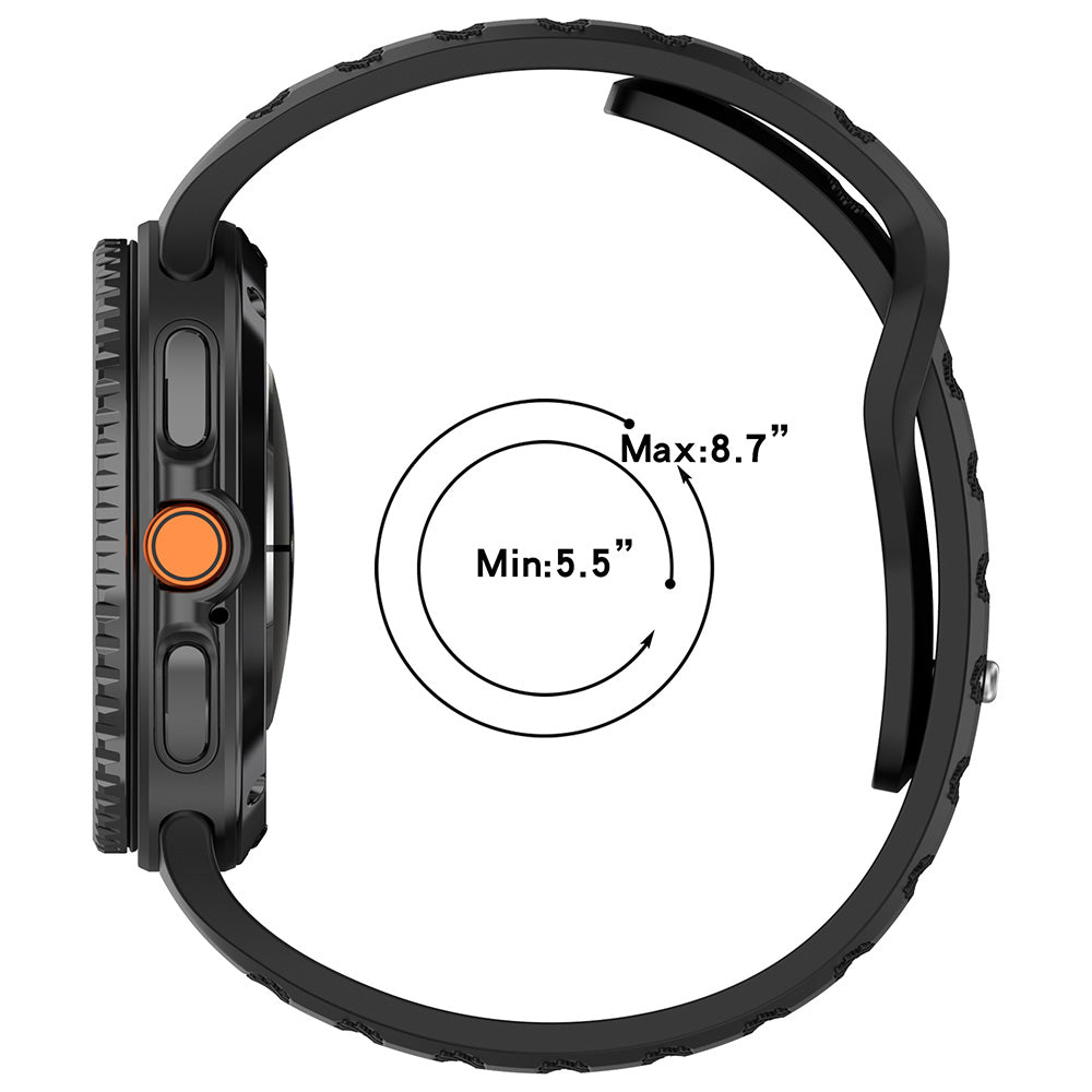 Techsuit W050 Armband für Samsung Galaxy Watch8 / Watch8 Classic Series, Orange