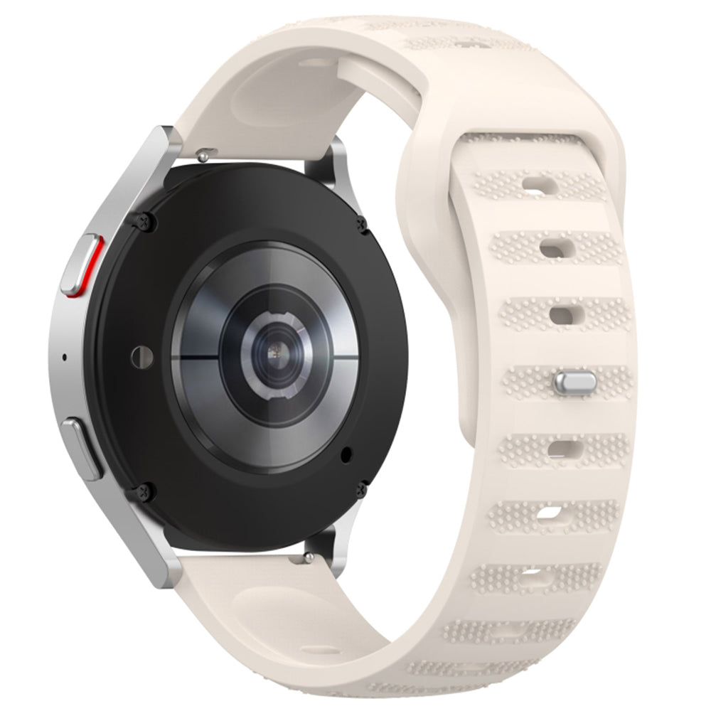 Techsuit W050 Strap for Samsung Galaxy Watch / Huawei Watch Series, 20mm, Beige