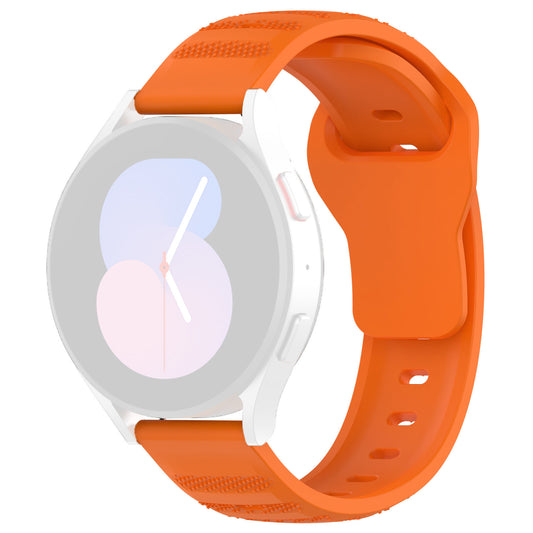 Techsuit W050 Armband für Samsung Galaxy Watch / Huawei Watch Series, 20mm, Orange
