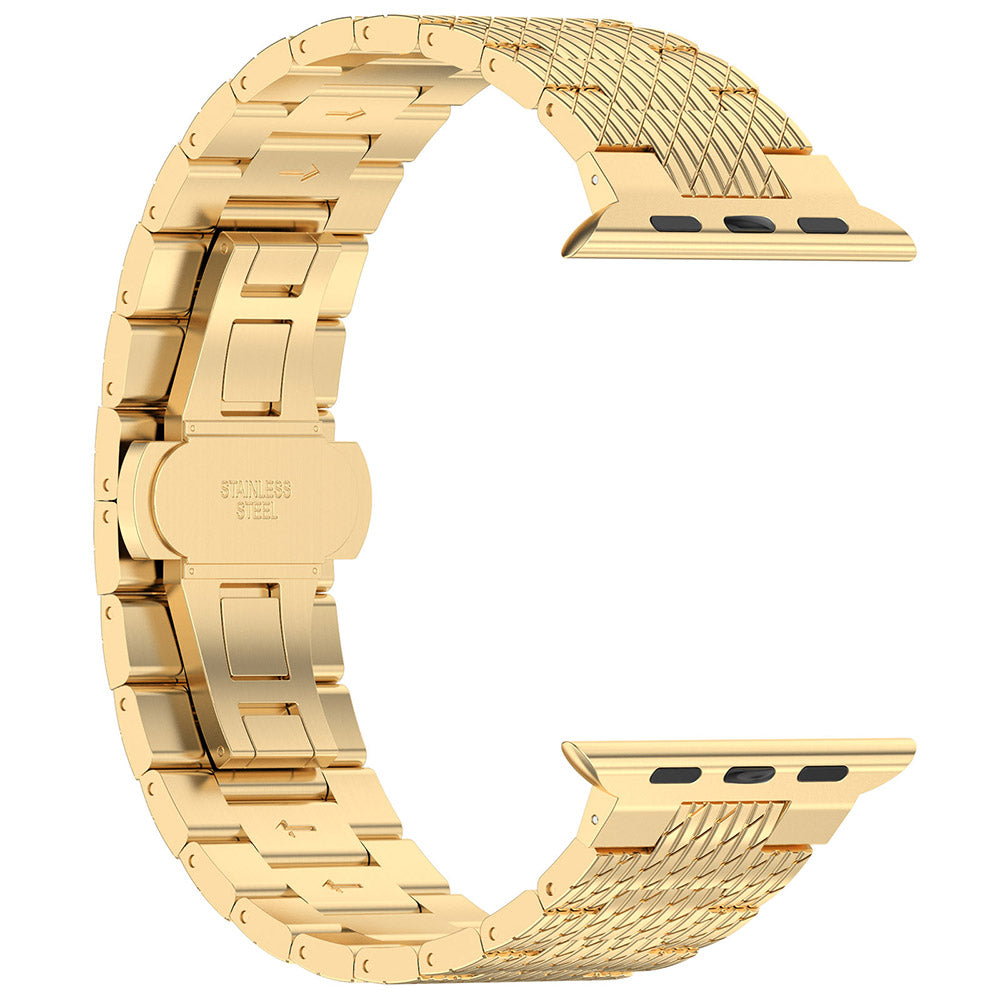 Techsuit W052 Armband für Apple Watch 42mm / 41mm / 40mm / 38mm Serie, Gold