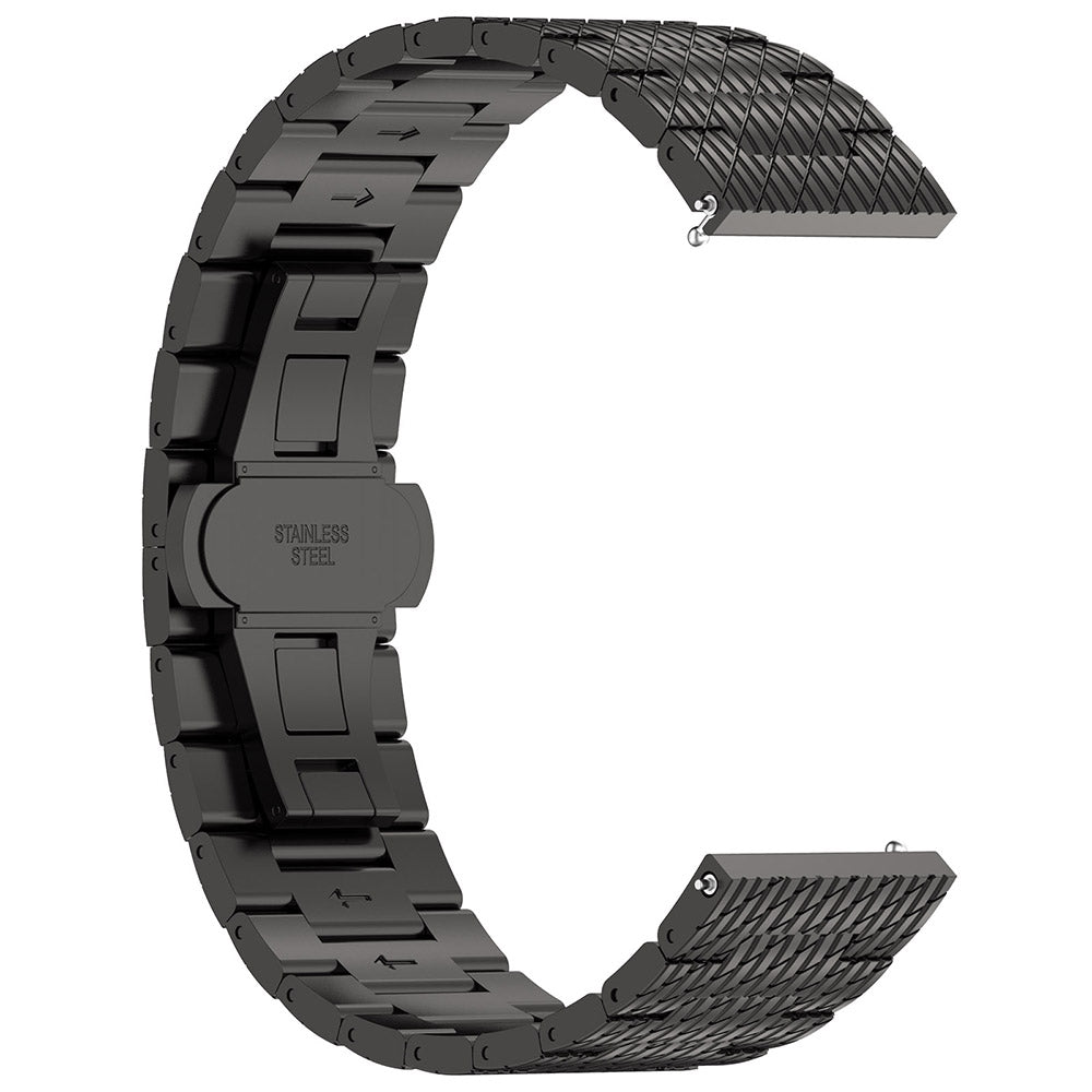 Techsuit W052 Strap for Samsung Galaxy Watch / Huawei Watch Series, 20mm, Black
