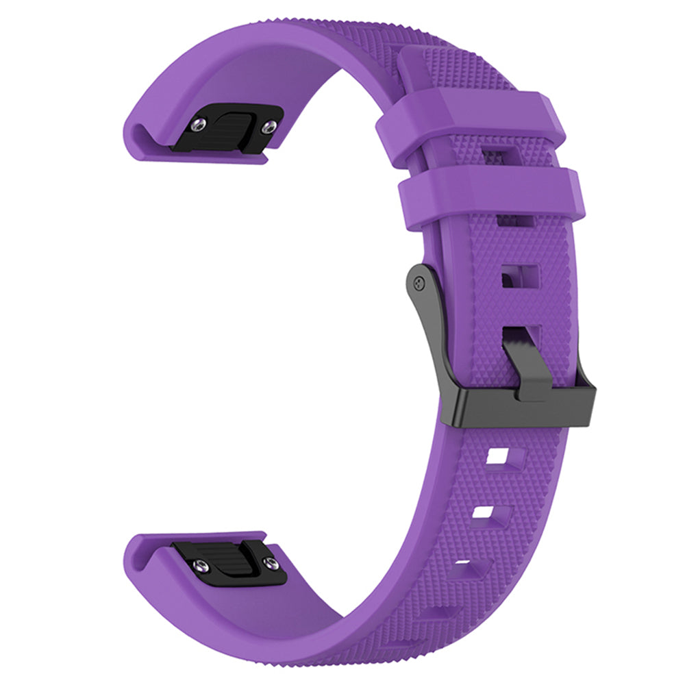 Techsuit W058 Armband für Garmin Instinct / Approach / Fenix Watch Series, 20mm, Lila
